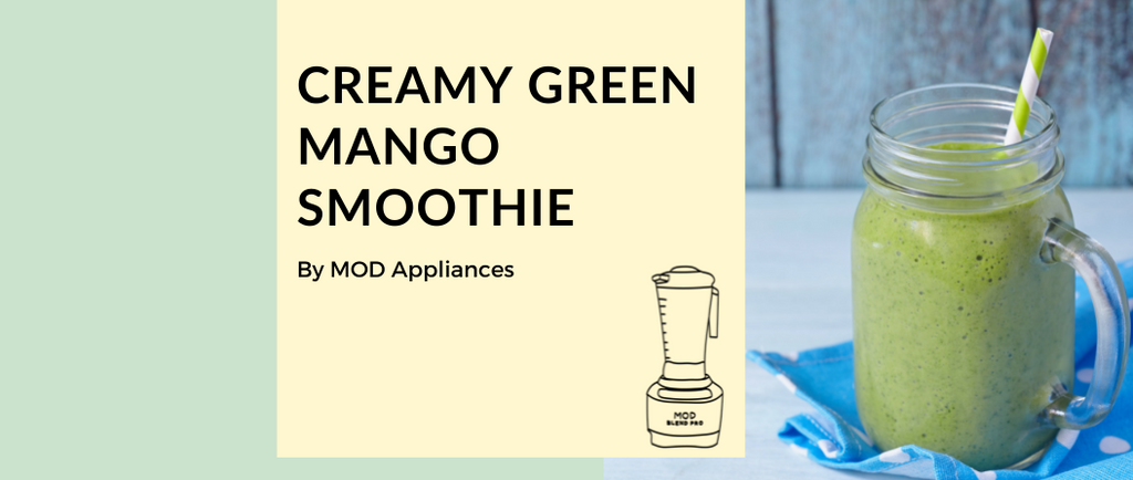 Creamy Green Mango Smoothie