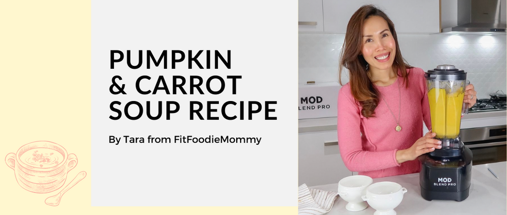 Vegan Pumpkin Carrot Soup Recipe by Fit Foodie Mommy