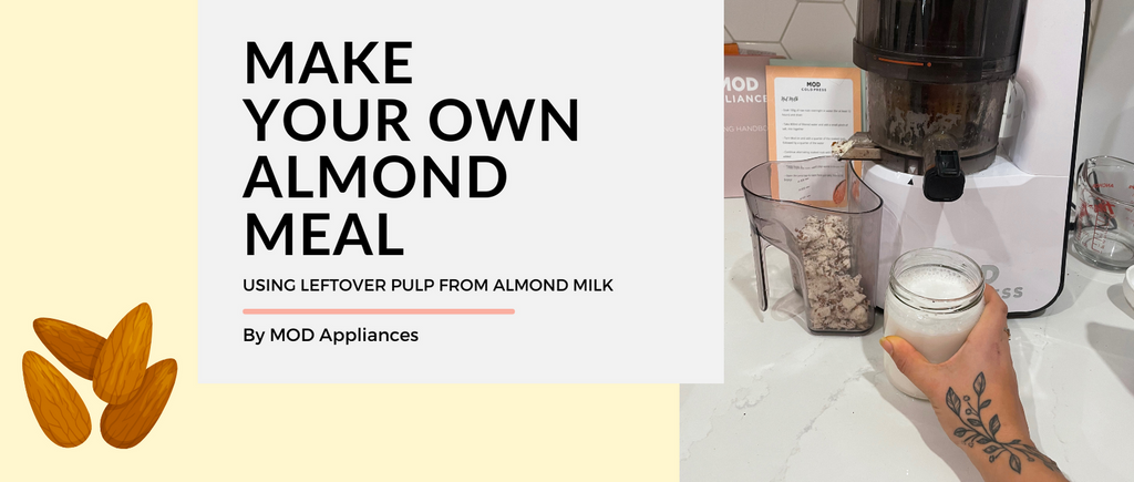 How to Make Homemade Almond Meal Using Leftover Almond Pulp