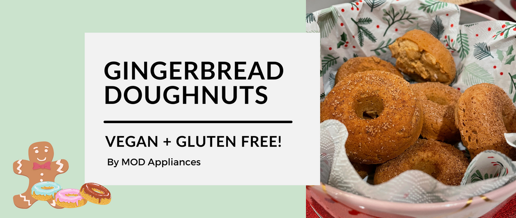 Gingerbread Doughnuts (vegan and gluten free!)
