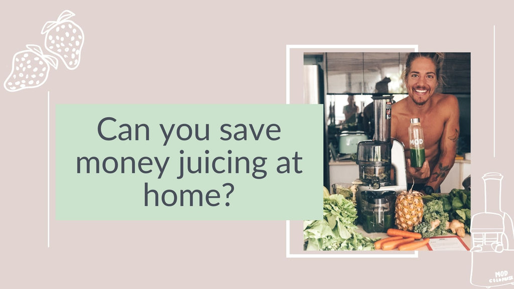Can you save money juicing at home?