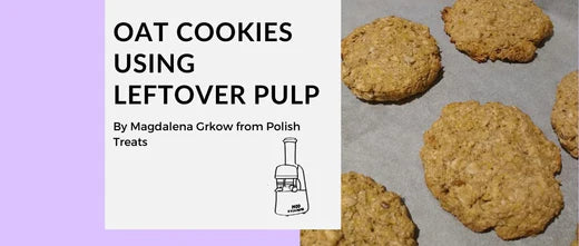 Healthy Oat Cookies Using Leftover Pulp